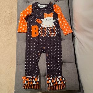 Penelope plumm Halloween boo outfit with ghost. Brand new without tags! 2T